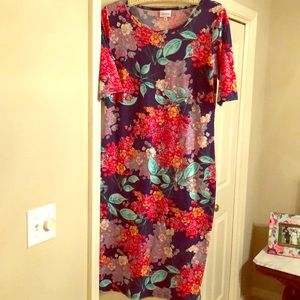 Lularoe Floral Julia Dress